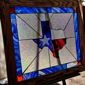 goliad state of texas framed window